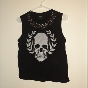 Skull tank top